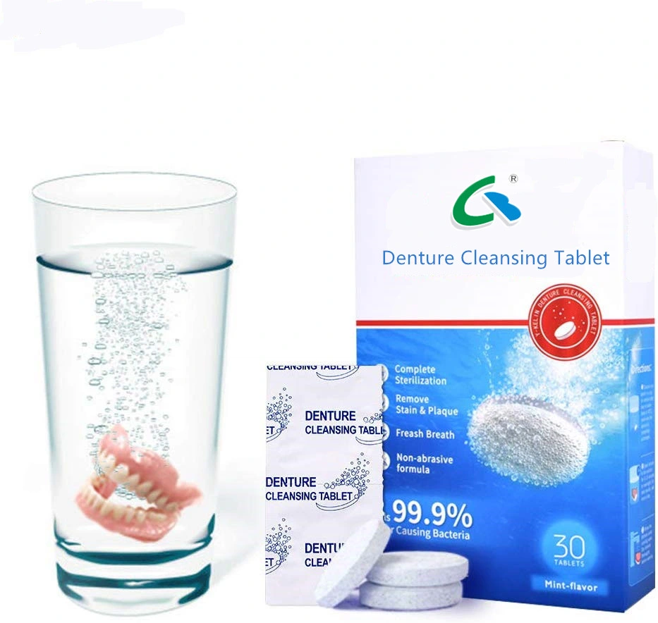 Denture Cleaning Effervescent Tablets Teeth Cleansing Tablets Kill Bacteria Health Care