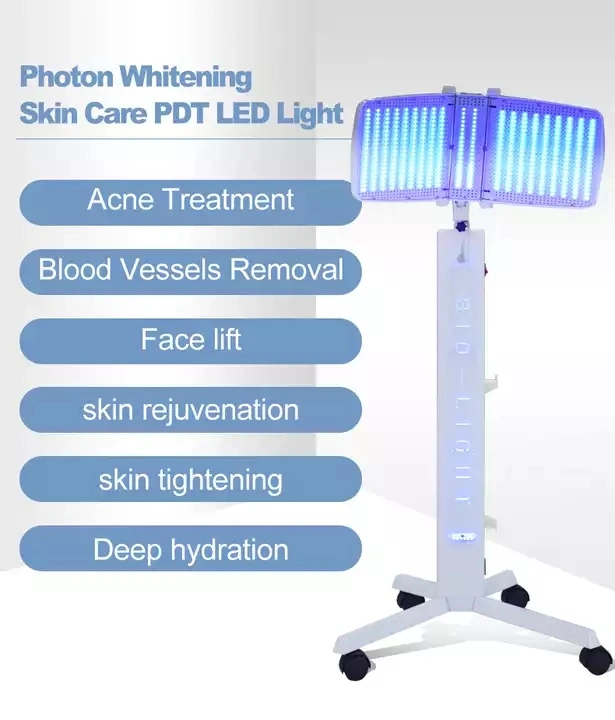 Acne Skin Care Facial PDT LED Light Therapy with Blue Infrared Light Therapy