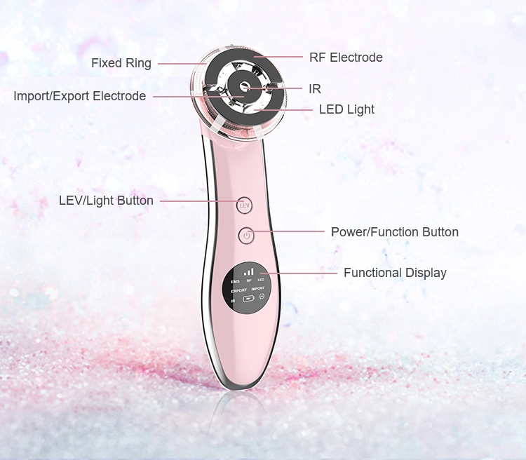 RF Radio Frequency EMS Skin Tightening Neck Face Lifting Beauty Instrument