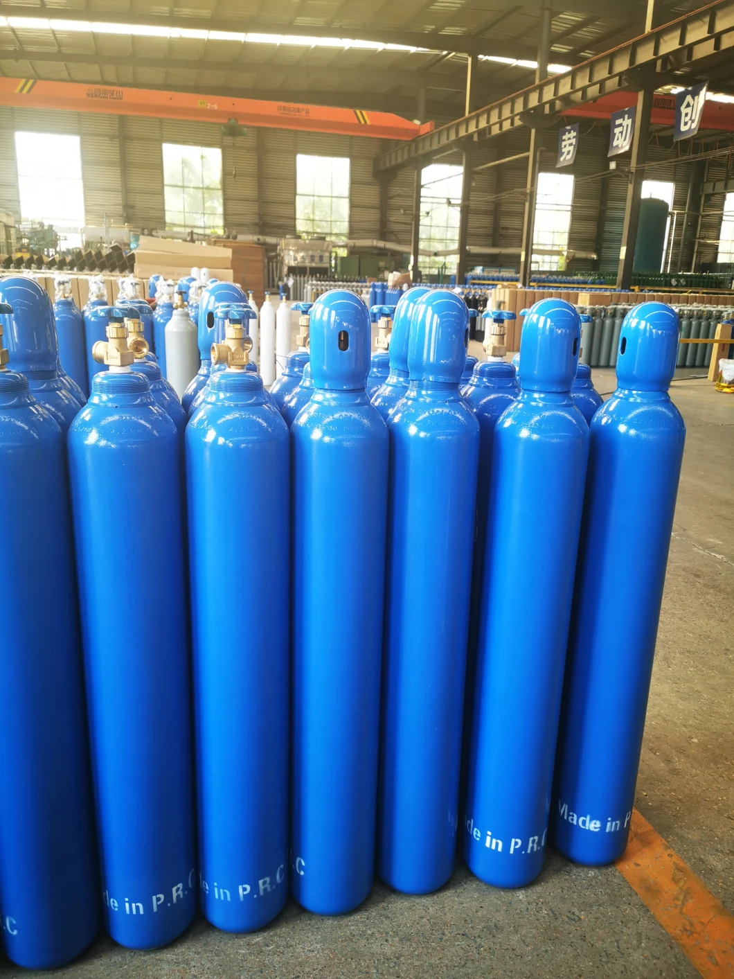 13.4L ISO Tped Seamless Steel Portable Household Health Care Medical Oxygen Gas Cylinder