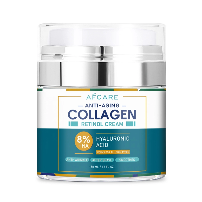 Private Label Anti Aging Skin Care Face Cream Natural Collagen Day and Night Cream for Men