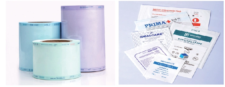 Medical Disposable Health Pack Heat-Seal Sterilization Reels Flat-Paper/Film
