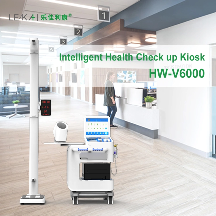 Hw-V6000 Medical Physical Health Examination Telehealth Kiosk for Hospital Clinic