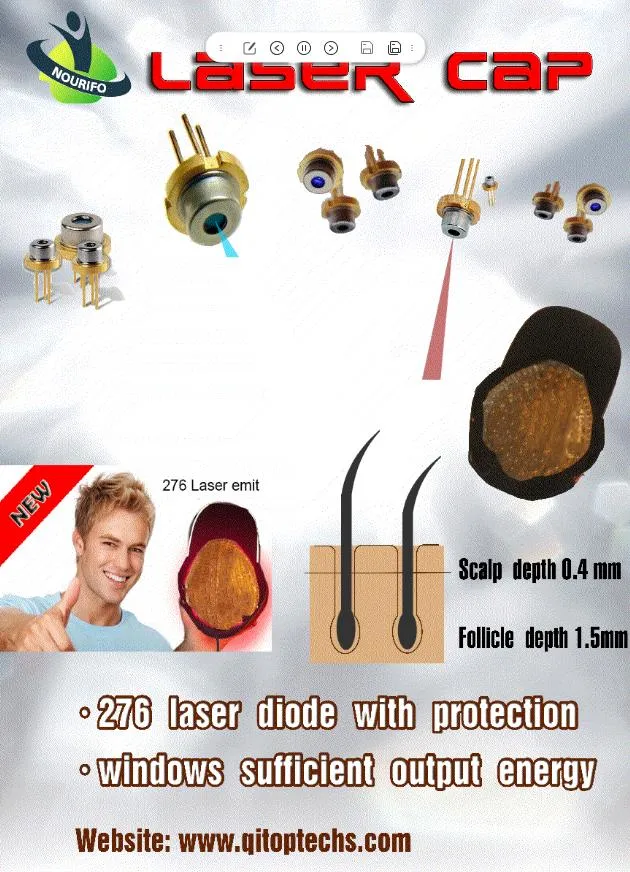 Hair Growth Laser Cap Laser Helmet 272 Diodes Medical Laser Cap for Hair Growth