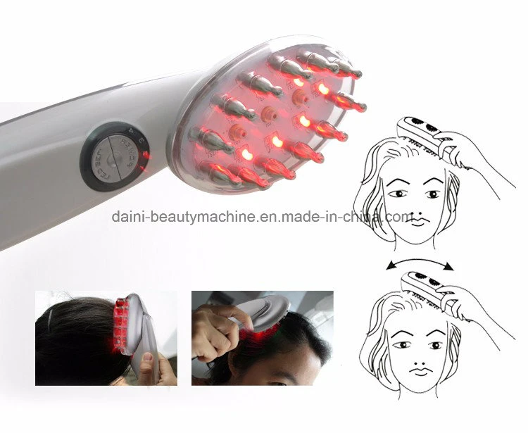 Fast Hair Growth Laser Comb Hair Loss Treatment Laser Regrowth Products Fast Hair Grow Brush RF Radio Frequency Photon Red LED