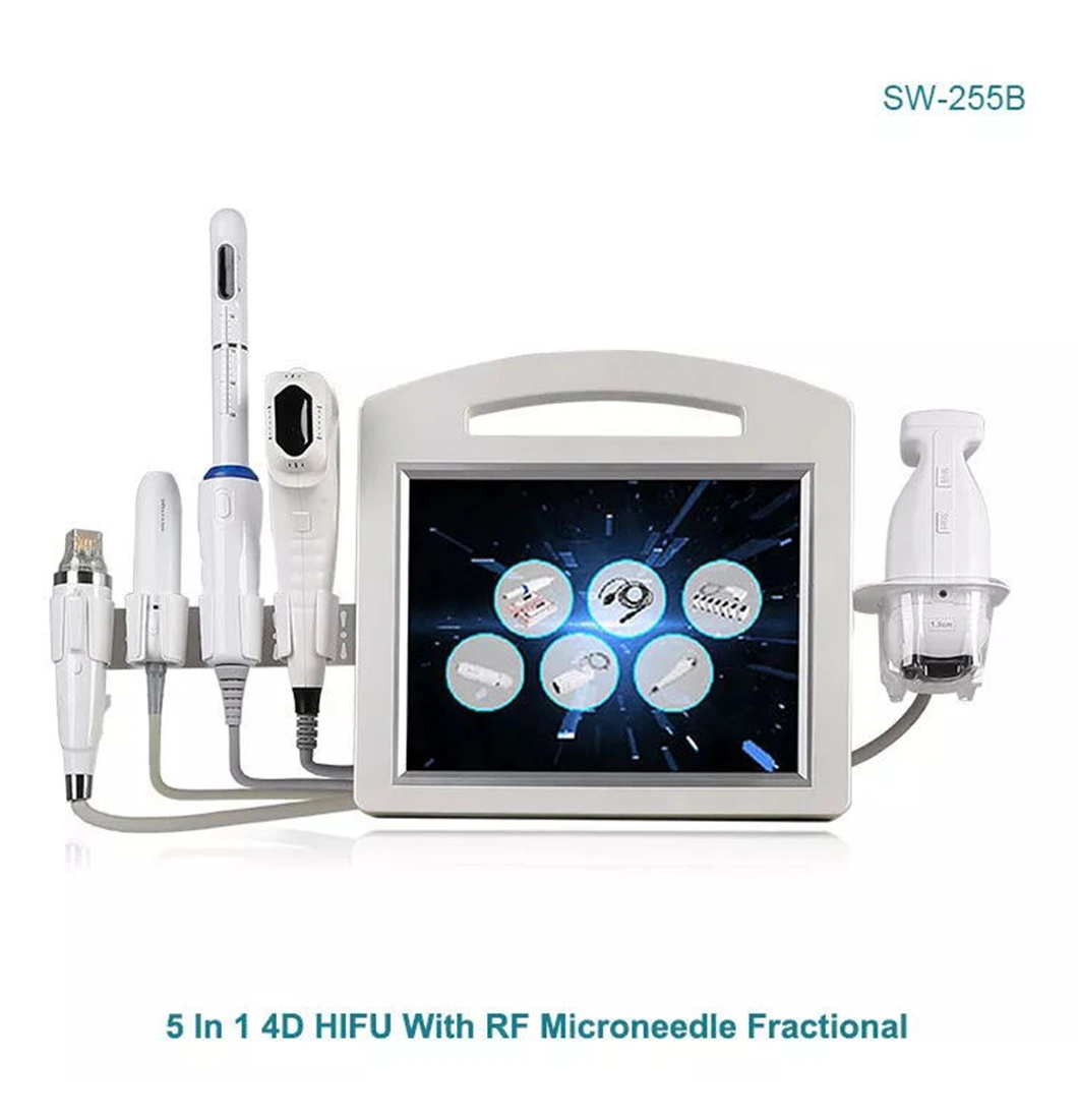 Portable 4D 12line High-Intensity for Eye/Neck/Face Lifting Wrinkle Removal 5 in 1 Beauty Instrument