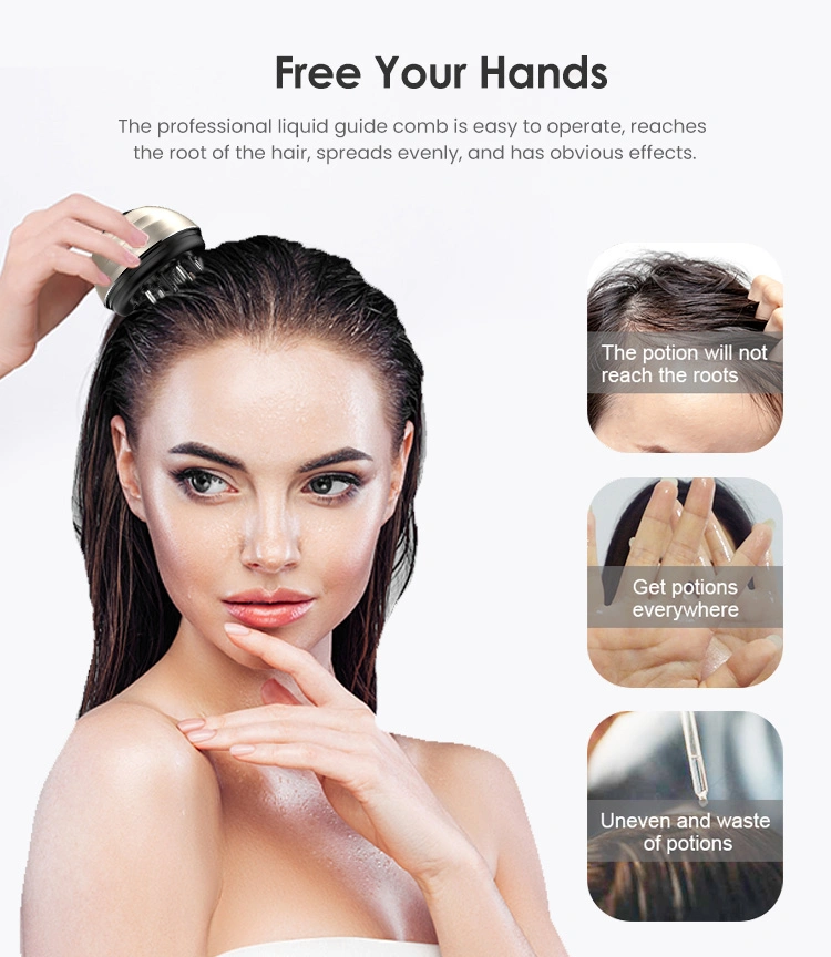 Handhold Hair Grow Treatment Comb Hair Care Applicator