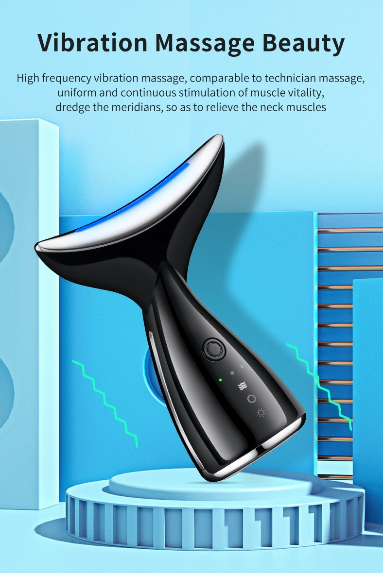 Neck Care Wrinkle Elimination Machine Face Skin Beauty Instrument Neck Chin Lifting for V Shape Face Device