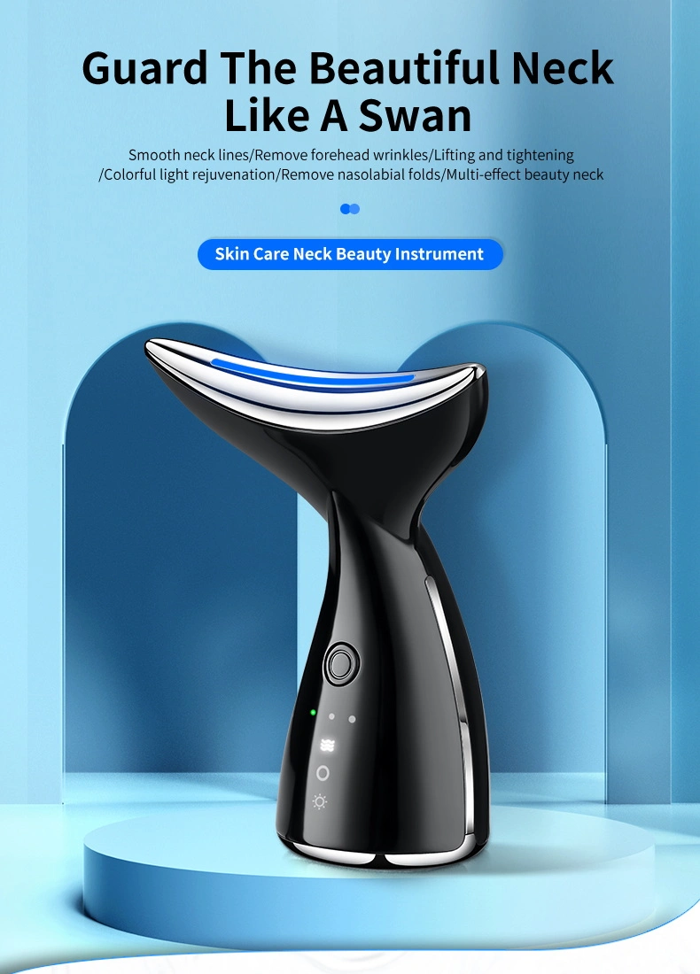 Neck Care Wrinkle Elimination Machine Face Skin Beauty Instrument Neck Chin Lifting for V Shape Face Device