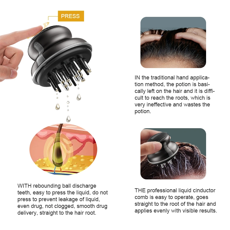 Hair Oil Applicator Massage Growth Care Equipment Grow Scalp Comb