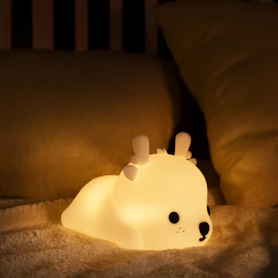 Christmas Home Decor Deer Baby Night Light Sleep Therapy LED Light for Toys