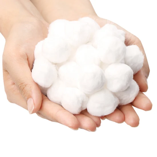 Medical Sterile Cotton Balls for Health Personal Care 50g Per Bag