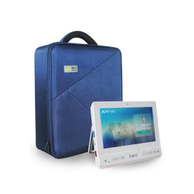 Hes-7 CE Eclinic E-Health Portable Rural Diagnostic Telemedicine Monitor for E-Hospital Medical Equipment with Health Examination System