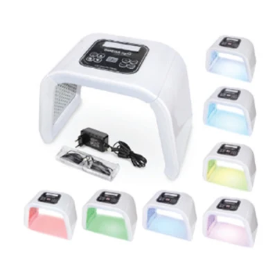 Portable 7 Color LED Light PDT Therapy Machine for Skin Rejuvenation Acne Treatment