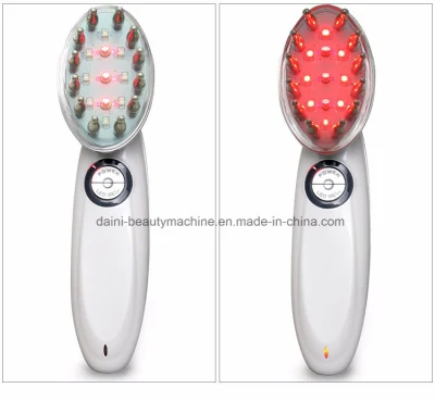 Fast Hair Growth Laser Comb Hair Loss Treatment Laser Regrowth Products Fast Hair Grow Brush RF Radio Frequency Photon Red LED