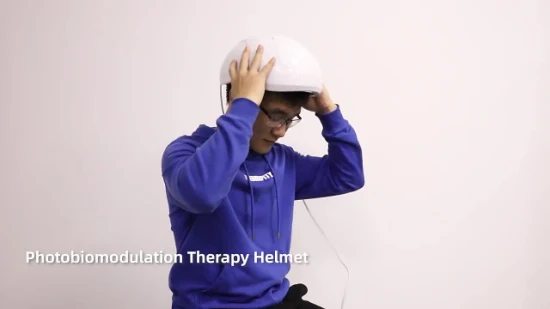 Neurofeedback Transcranial Brain Stimulation 810nm Near Infrared Nir LED Light Therapy Brain Photobiomodulation Helmet for Alzheimers Parkinson Stroke